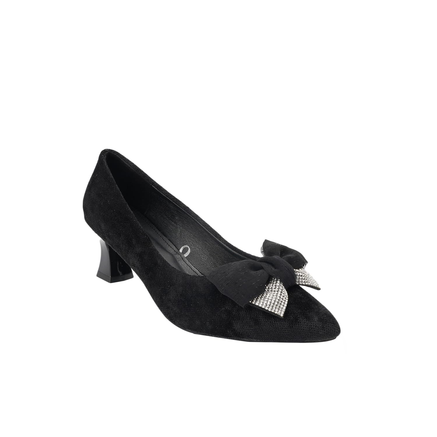 Women Pointed Toe Kitten Heel Pump Slip on Exclusive Tie Stylish & Comfortable Ballerinas DMR-25-picture-38