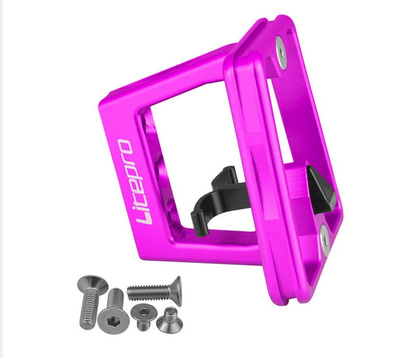 Front Carrier Block for Brompton Super Lightweight Aluminum Purple Version 2021