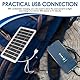 Tragbares Solarpanel 5V 2W mit USB-Anschluss, Wasserdicht, Robustes Design für Outdoor-Einsatz für Camping, Wandern und andere Outdoor-Aktivitäten, Solar Ladegerät für Handys, Powerbanks