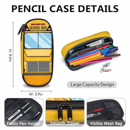 School Backpacks Set for Kids Boys, School Bus Backpacks Matching Combo for Preschool Primary, Lightweight Bus Bookbag with Lunch Box Bundle4