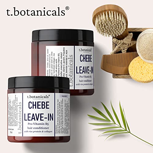 T.botanicals Chebe Leave In Conditioner Hair Growth With Provitamin B5, Thickening Strengthening Chebe Butter, Chebe Powder, Chebe Oil, Silk Amino Acids, Collagen (Lavender, 8 Oz) #TOP5