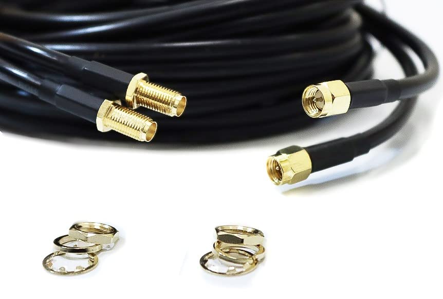 Smedz Cavo Prolunga SMA Per Antenna 4G/5G LTE – 5 Metri Maschio A Femmina RF195 A Bassa Perdita