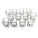 CYS EXCEL Glass Cube Vase, Cubic Flower Vase, Squared Votive Candle Holder, Centerpiece Cubed Vase, Pack of 12