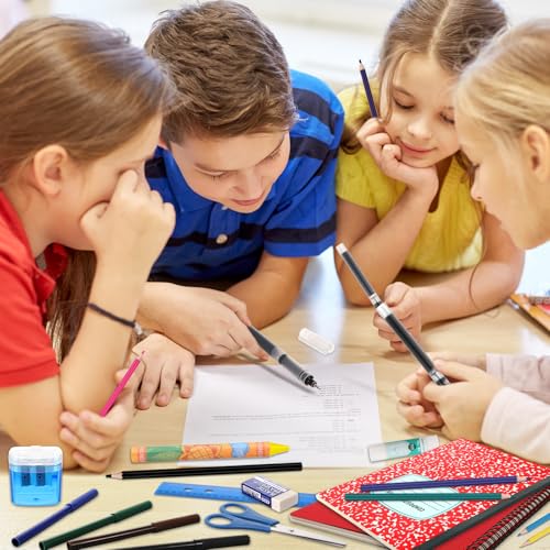 Gilprop 1 Set 2026 School Supplies Kit, 47 Pcs Per Set Back to School Supplies Primary Middle College Bundle Essential Stuff Bulk Pen Notebook Stationery for Kid Student Girl Teen Classroom Boy