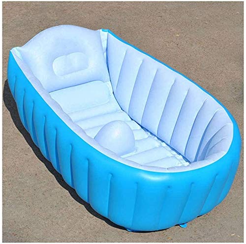 AWJ inflatable pool Inflatable Baby Soft Bath Foldable Children Anti Slippery Swimming Pool Travel Air Shower