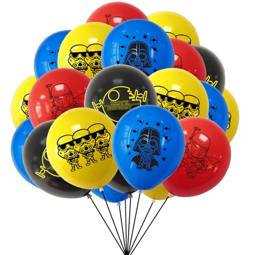 POPOYU 20 Globos de Star Wars para Fiesta de Cumpleaños -