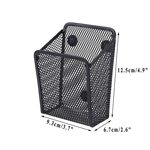 Ritte 2 Pezzi Portapenne Magnetico, Cestino