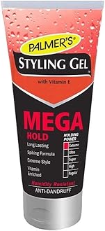 Mega Hold Styling Gel-Anti Dandruff formula-Long Lasting Spiking-Vitamin Enriched-Humidity Resistant-Non Sticky-Strengthens Hair-No Paraben, Sulphate,Dyes, Mineral Oil-150 g