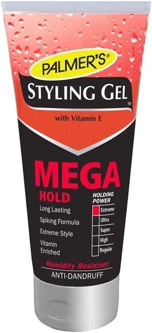 Palmer's Mega Hold Styling Gel-Anti Dandruff formula-Long Lasting Spiking-Vitamin Enriched-Humidity Resistant-Non Sticky-Strengthens Hair-No Paraben, Sulphate,Dyes, Mineral Oil-150 g