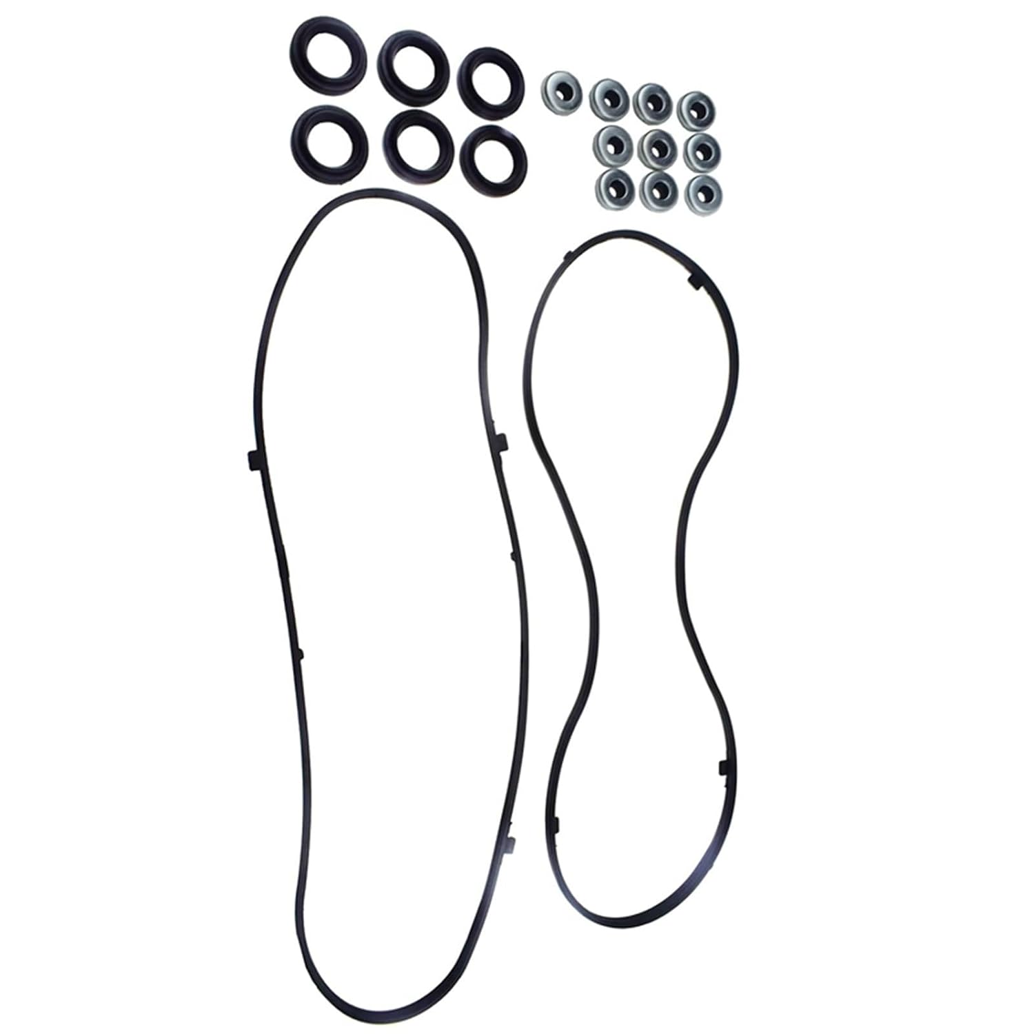 Car Engine Valve Seals Compatible with Pilot 3.5l V6 2006 2007 2008 Engine Valve Cover Gasket Set Car Accessories Parts Replace OEM 12342P8AA01