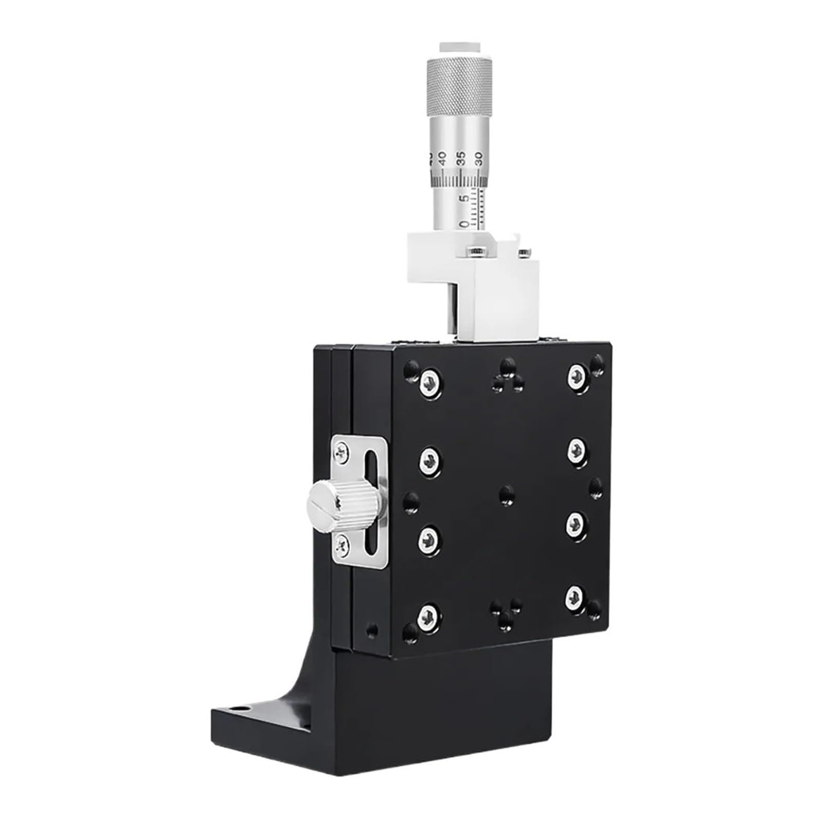 EZLUIYLDH Z Axis 40 * 40mm LV40 Sliding Manual Displacement Vertical Fine Tuning Platform Cross Roller Guide Linear Stage Sliding