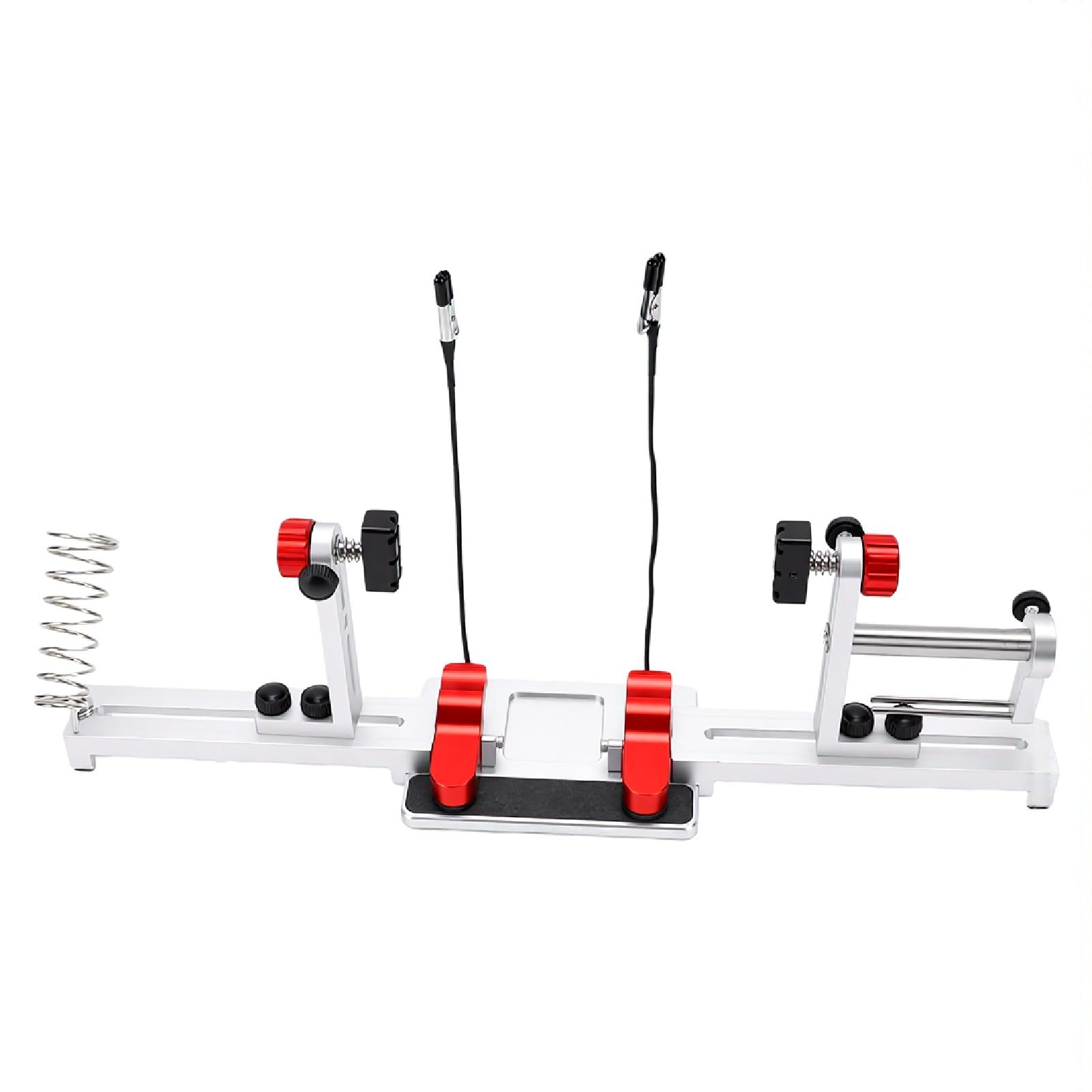 banapoy Soporte de Placa de Circuito que Ayuda a las Manos, Abrazadera de Soldadura Ajustable de 5-245 Mm, Estación de Soldadura de PCB de Rotación 360 con Soporte de Carrete de, para Placa de
