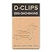 Midori Büroklammer, D-Clips, Mini-Box, Dackel, 12 Stück (43345006)