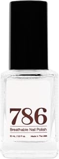786 Cosmetics Top Coat Clear Nail Polish - Breathable, Halal, Vegan, Cruelty-Free, 21-Free, Fast-Drying