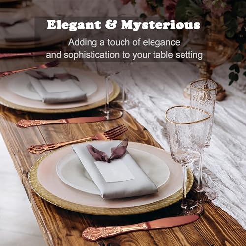 Runfly Gorgeous Retro Royal Rose Gold Stainless Steel 48-Piece Flatware Set - image 7