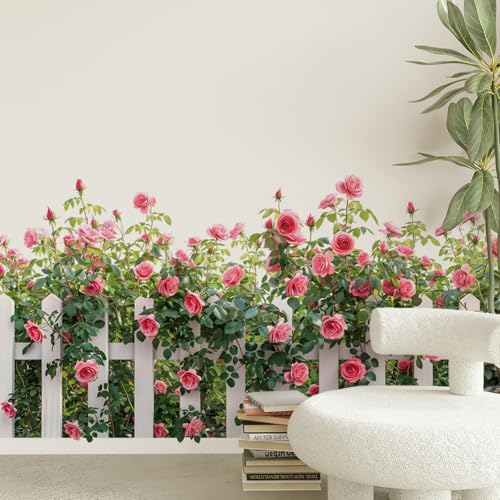 Vinilo Decorativo Rosa para Pared 60 cm x 30 cm miniatura 3