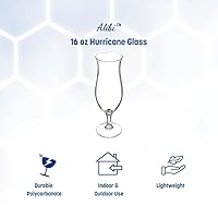 Vista 2 de Carlisle 565007 copa de plástico inastillable hurricane, 16 onzas (juego de 24)