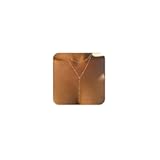 Lariat Gold Necklace for Women, Dainty Long Necklace 14k Gold Plated/Silver Y-Shaped Pendant Necklace Trendy Layered Cz Beaded Chain Drop Necklaces Simple Gold Jewelry For Women Gift