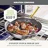 GreenPan Hybrid 9.5” & 11” Nonstick Stainless Steel Frying Pan Set, APEX Tri-Ply Thermobond PFAS-Free Ceramic Skillets, Induction & All Cooktop Compatible, Oven Temp to 850°F, Dishwasher Safe, Gold #5