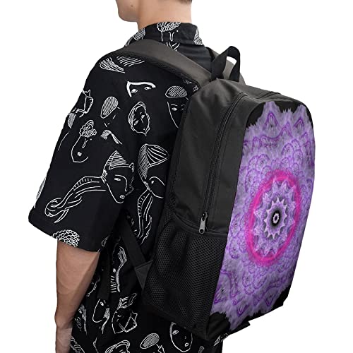 Sac à dos imprimé en 3D grand format 17 pouces mode décontractée pour l'école