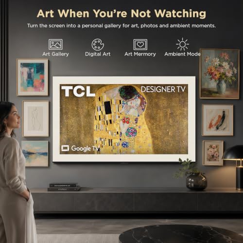 Image of TCL 55-Inch Designer Series QD-Mini LED TV, 4K Google Smart TV, 55A400U