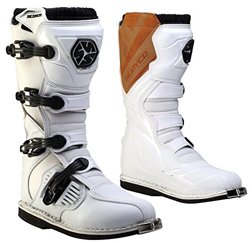 Amazon.co.jp: SCOYCO(スコイコ) ベーシックモトクロスブーツ White 40