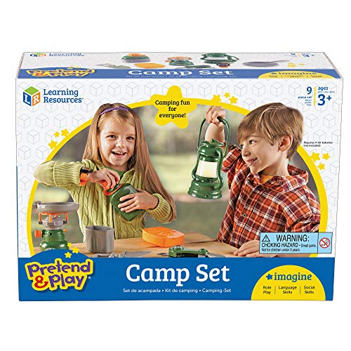 Preisvergleich Produktbild Learning Resources LER2653 Pretend & Play Spielszenarien Camping-Set