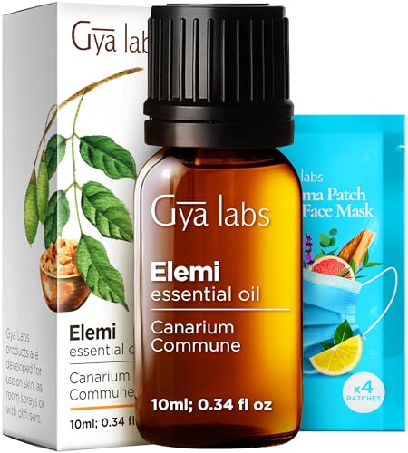 Image of 100% Pure Elemi Essential Oil - 0.34 Fl Oz - Elemi Oil for Hair, Skin, Diffuser, Aromatherapy & DIY Candle Making Scent