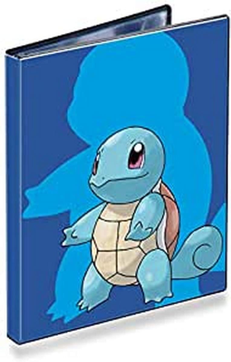 BB-Toy-Trades PKM TCG Portfolio Scrapbook Binder Album 4-Pocket Card Album for 80 Trading Cards Schiggy Squirtle