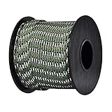 Es muy estable y se puede utilizar para construir trampas, refugios o camillas. También se utiliza en la pesca, o simplemente para hacer pulseras o collares para el perro.