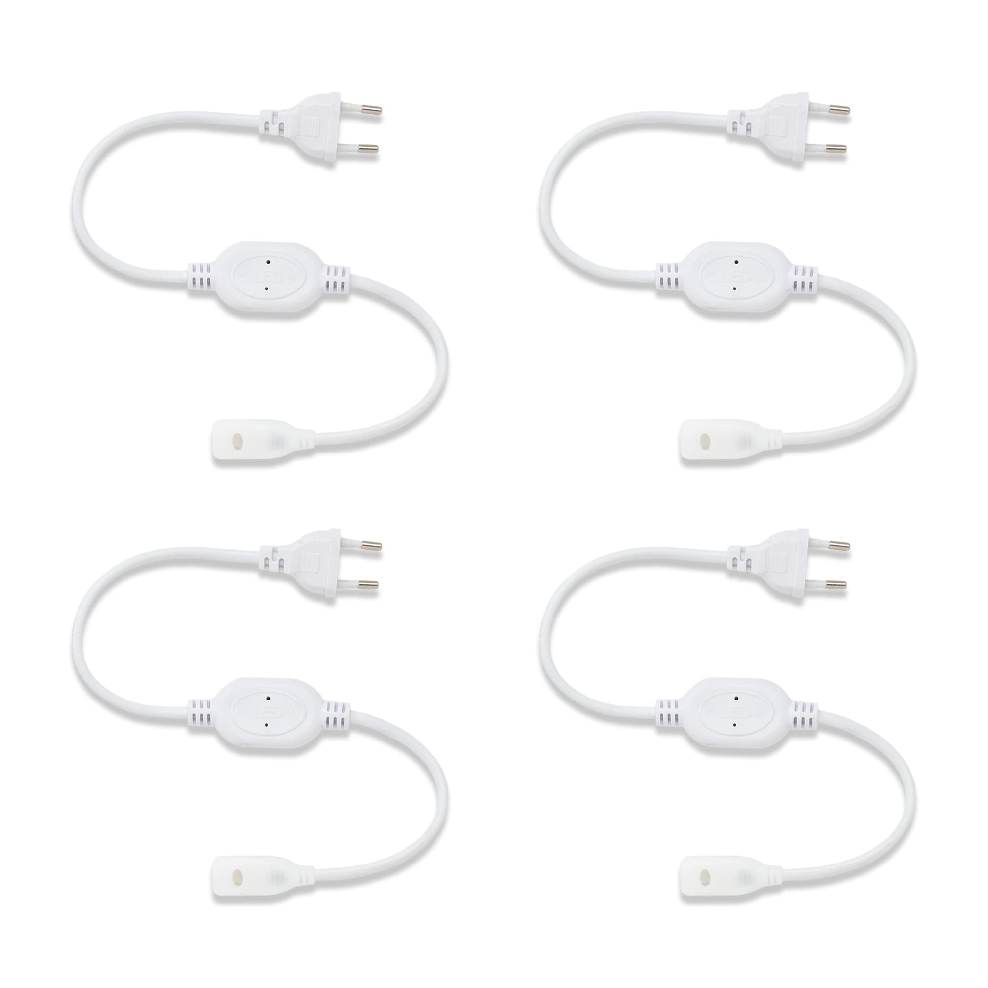 Murphy 220V AC PIN Connector/Adaptor/Cable for LED (SMD 2835-120 LED/Mtr.) Rope Light (Pack of 9),White — Amazon image 10
