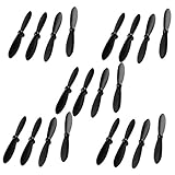 MagiDeal Eliche Drone Propeller 20Pezzi per Cheerson Cx 10 Mini Quadricotteri - Nero
