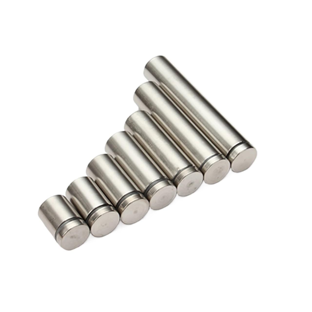 JIEYUZYUO 10 Pcs 12Mm Fixing Screw Spacer,Stainless Steel Standoffs Pin Nails/12 * 20Mm