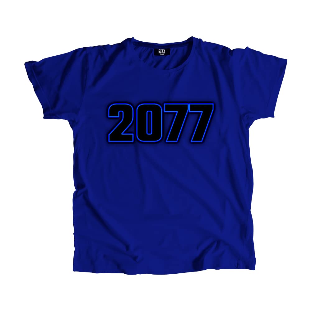 CITY POSTERS PLUS2077 Year Unisex T-Shirt