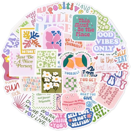 100 Autocollants Esthétiques, Vinyle Imperméable, Stickers Roses pour Ordinateur Portable, Gourde, Bagage, Téléphone, Loisirs Créatifs DIY