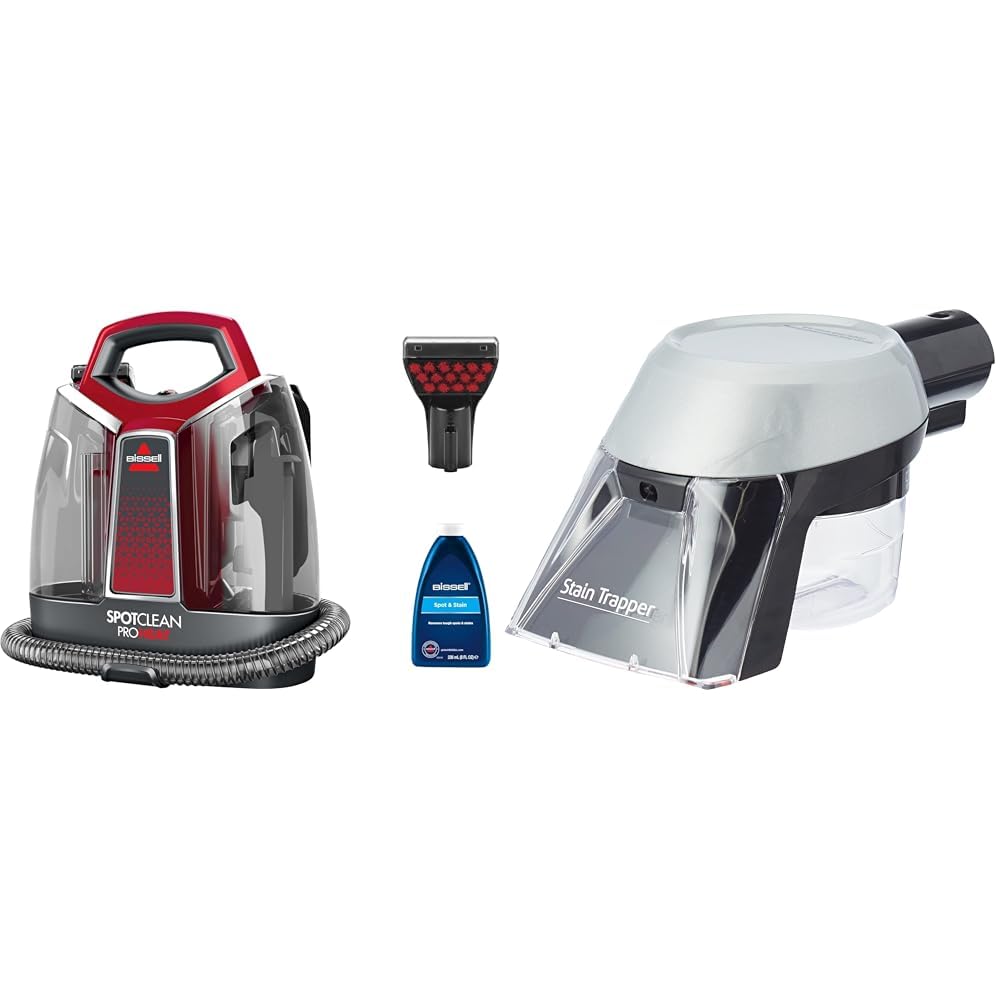 Bissell Spotclean Proheat limpiador de alfombras y quitamanchas Portatil + Bissell 2370 Accesorio Especial para Atrapar La Suciedad