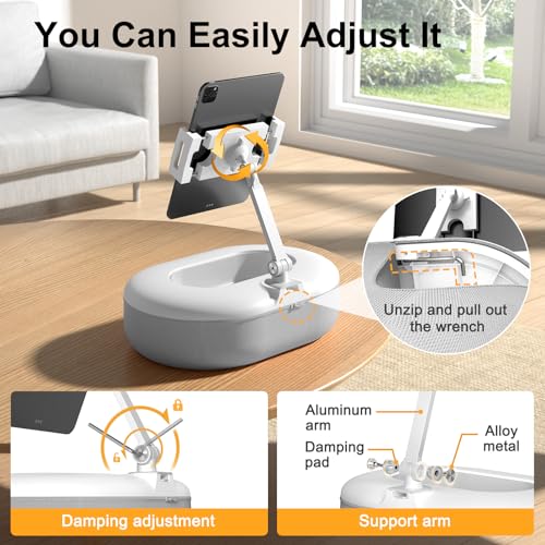 Beanbag Tablet Pillow Stand Raises Screen Height, Hands Free Reading Holder - image 5