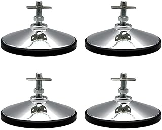 Heavy-Duty Billiard Table Leg Leveler, 6Inch Pool Table Leg-Levelers, Height Adjustment Pads, for Adjusts The Height of Game Tables Such As Pool, Foosball, and Ping-Pong Tables,155×95mm