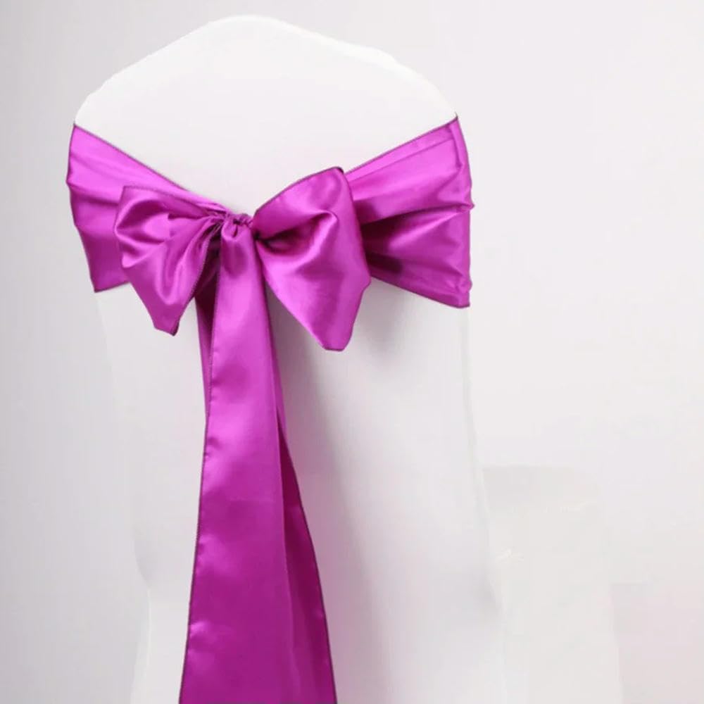 LIUXIN 10/40 Pezzi di Fiocco per Sedia in Raso, Decorazione di Lusso, Spettacolo di Banchetti, Festa di Compleanno, Hotel, all'Ingrosso, 10, 50, 100 Pezzi per Lotto