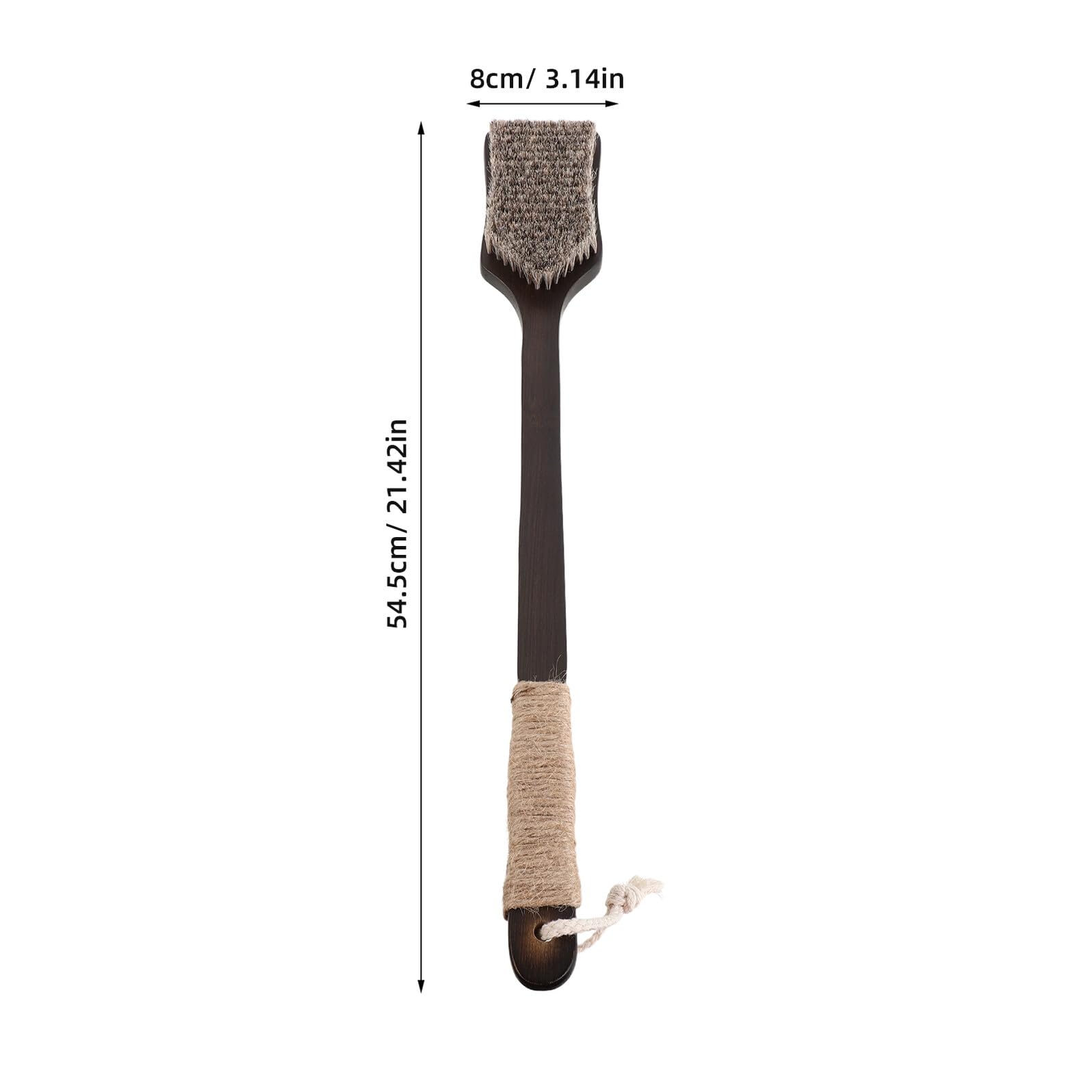 VICASKY Spazzola per Schiena Doccia Manico per Scrub Corpo Esfoliante con Impugnatura Ergonomica Adatta per Pulizia Profonda e Asciugatura Rapida