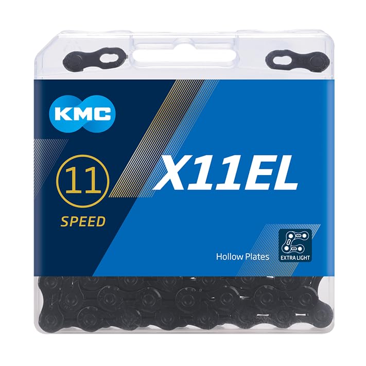 KMC X11EL Waxed 11 Speed Chain, BlackTech, 118 Link: Amazon.com