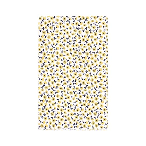Image of Hudson Baby Unisex Baby Cotton Poly Flannel Burp Cloths, Blush Navy Floral 10-Pack, One Size