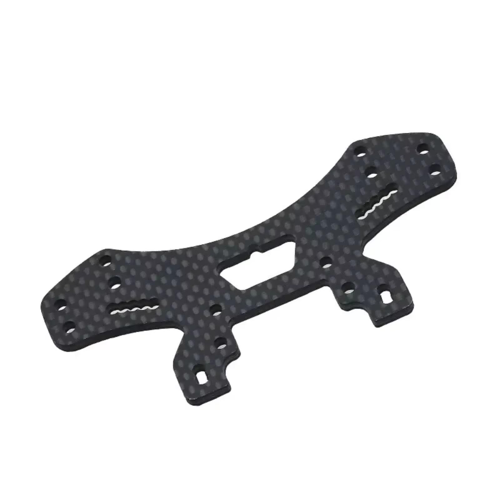 Genérico Montaje Choque Frontal Fibra Carbono para LC para Racing PTG-2 1/10 Control Remoto Actualizaciones Coche Reparación Modificar Piezas Accesorios C8035 Piezas Coche RC