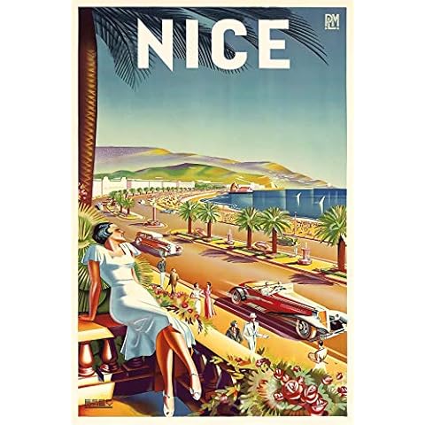 Digi Magnets 1935 Nice France Beach Magnet Cover