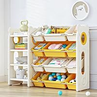 Amazon.co.jp: おもちゃ収納 子供用 86*34.5*91.5cm おもちゃ収納棚 大