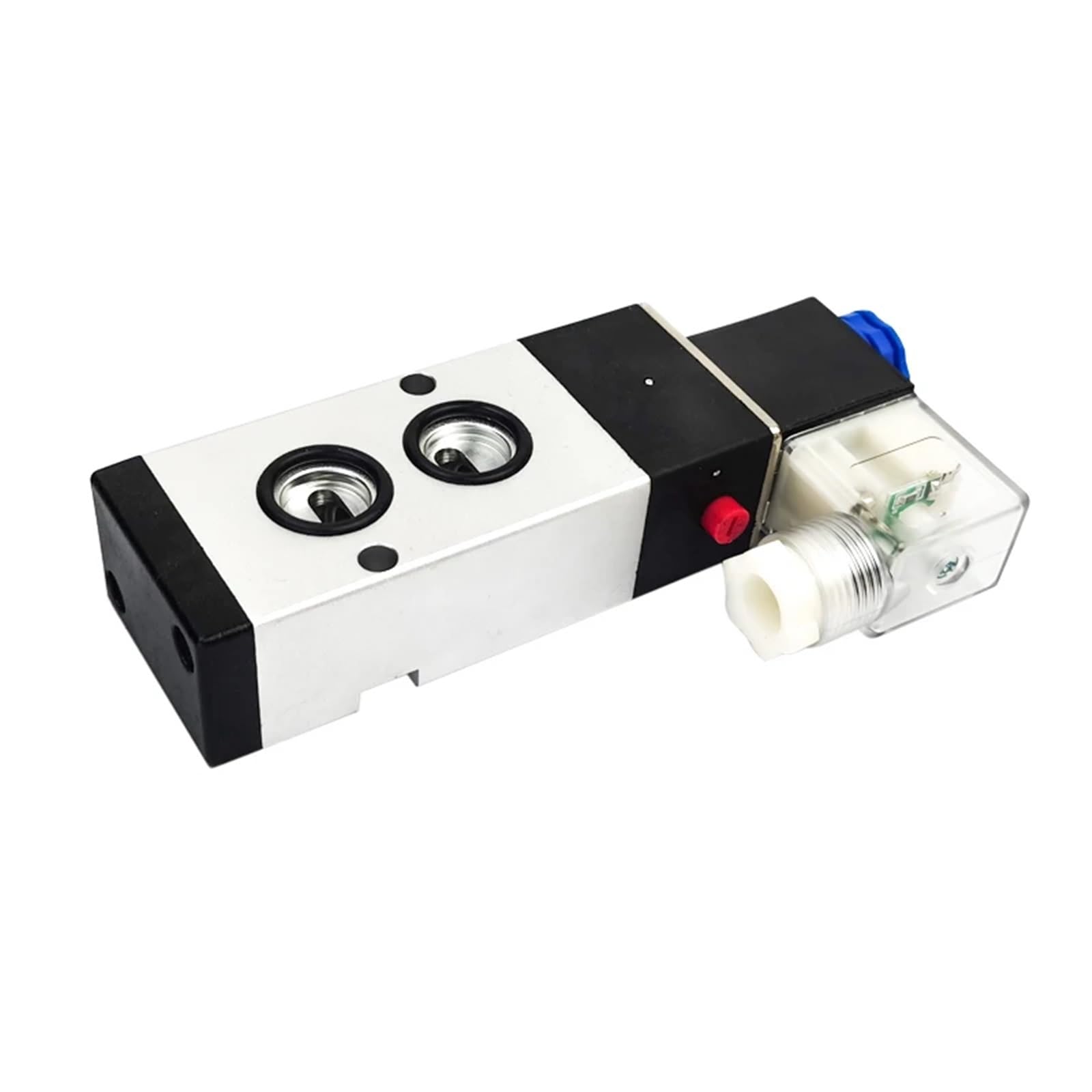 Électrovanne d'air 4M310-10 G3/8 pour piloter un vérin pneumatique double effet en batterie vanne