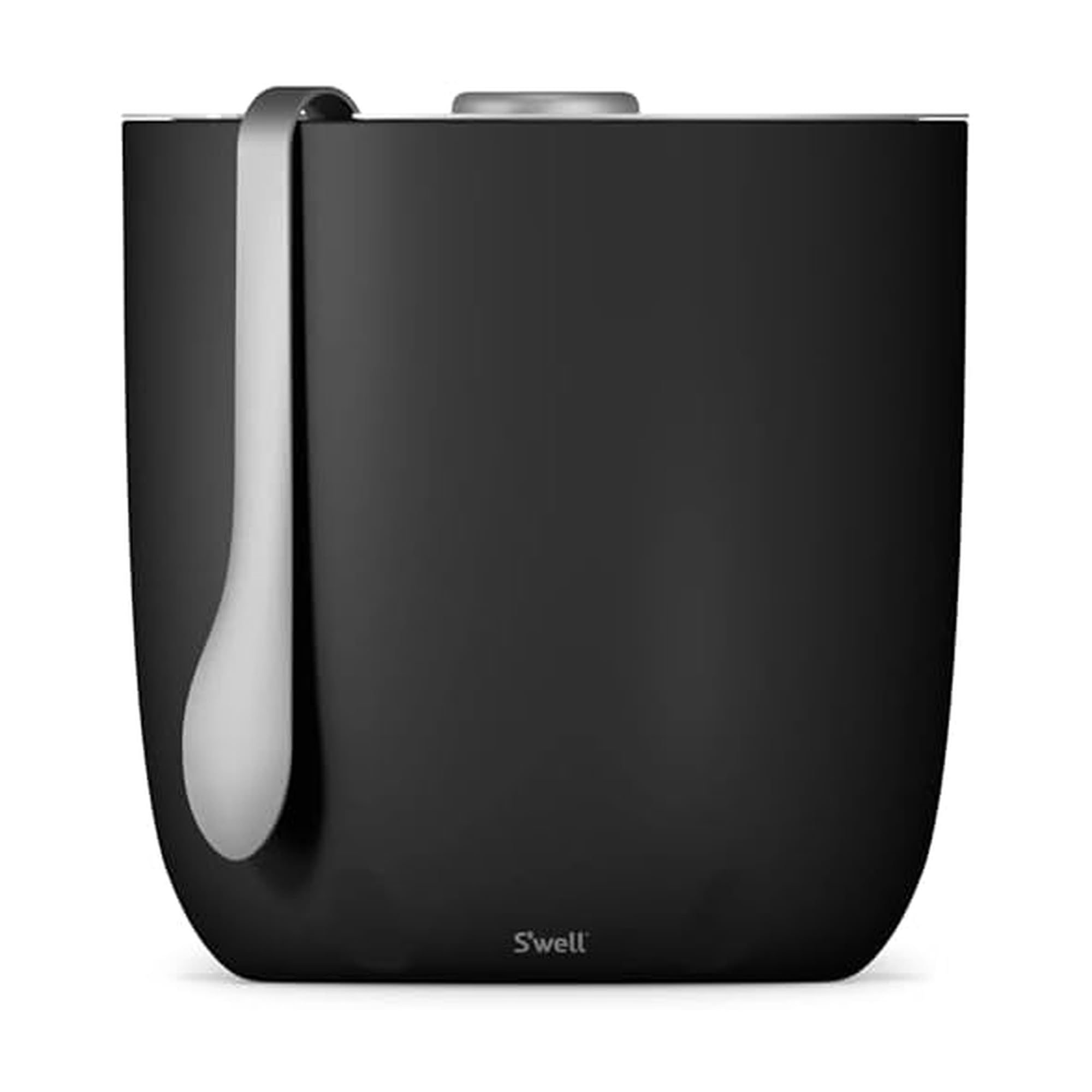 S'well Ice Bucket with Tongs, 68oz, Onyx