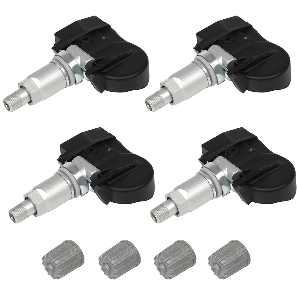 4Pcs Tire Pressure Sensor 433MHz Snap-in Replacement for Chrysler 300 2008,for Jeep Grand for Cherokee 2008-2010,for Volkswagen for Routan 2009-2010 More Replaces 974-061 1043 28155 TPM108A TPM97A