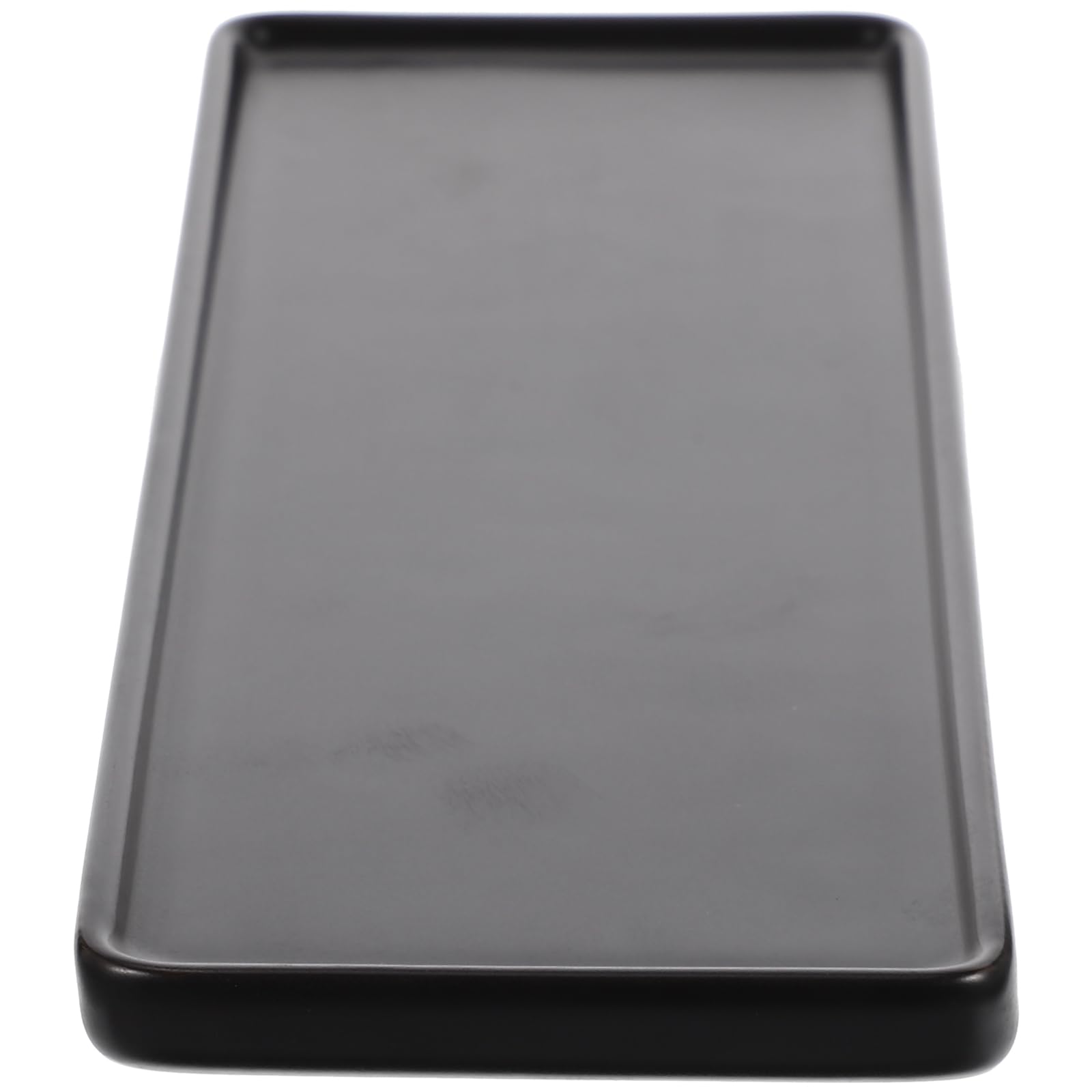 Plateau rectangulaire céramique pour organiser coiffeuse et clés