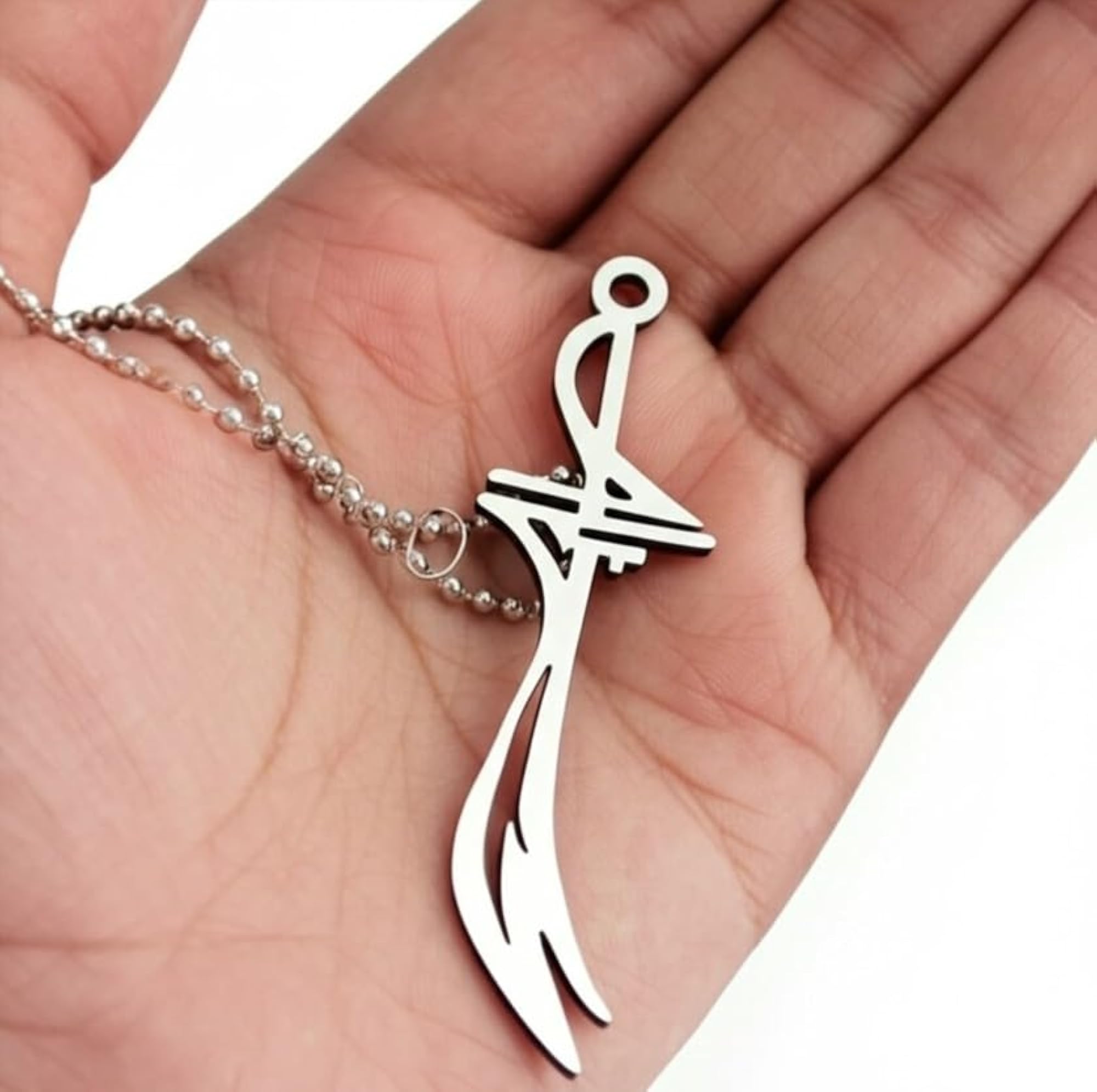 Stainless Steel Ali Car Hanging - Islamic Decor